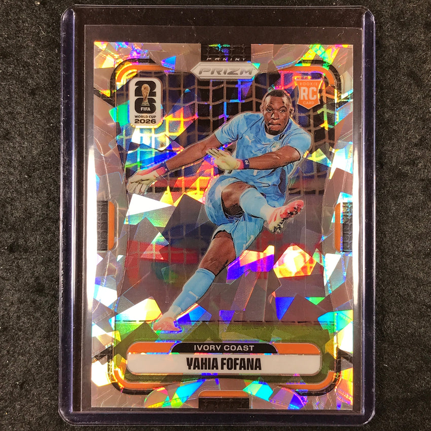 2026 Prizm FIFA World Cup YAHIA FOFANA Rookie Cracked Ice 7/23 #255