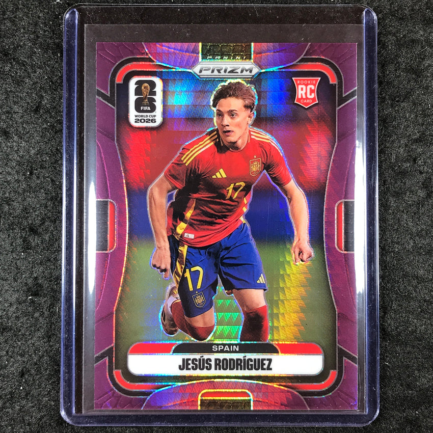 2026 Prizm FIFA World Cup JESUS RODRIGUEZ Rookie Purple Hyper /299 #73