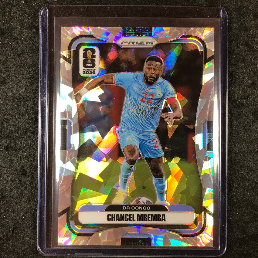 2026 Prizm FIFA World Cup CHANCEL MBEMBA Cracked Ice 10/23 #465