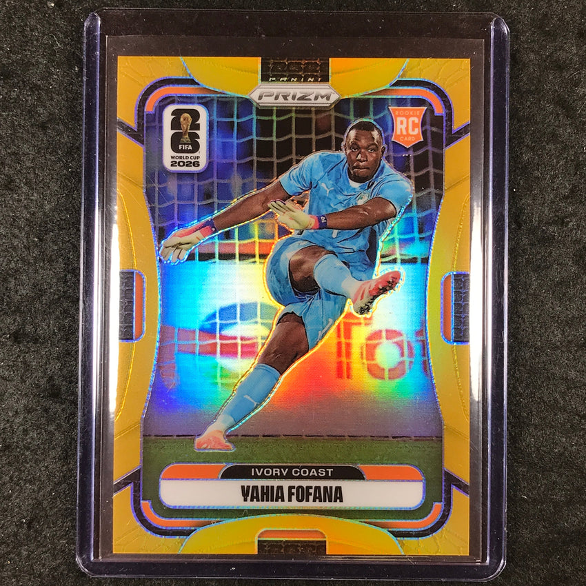 2026 Prizm FIFA World Cup YAHIA FOFANA Rookie Gold 7/10 #255