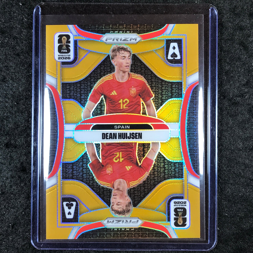 2026 Prizm FIFA World Cup DEAN HUIJSEN Aces Gold 2/10 #5