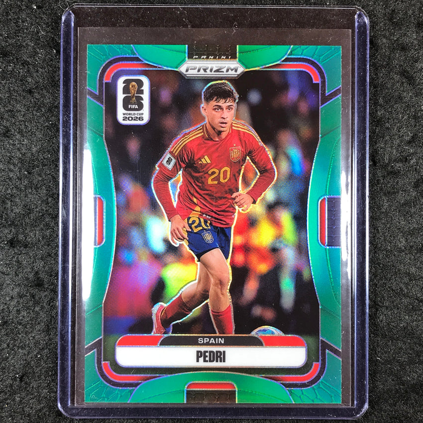 2026 Prizm FIFA World Cup PEDRI Green 5/5 #80