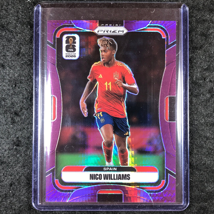 2026 Prizm FIFA World Cup NICO WILLIAMS Purple Hyper /299 #78