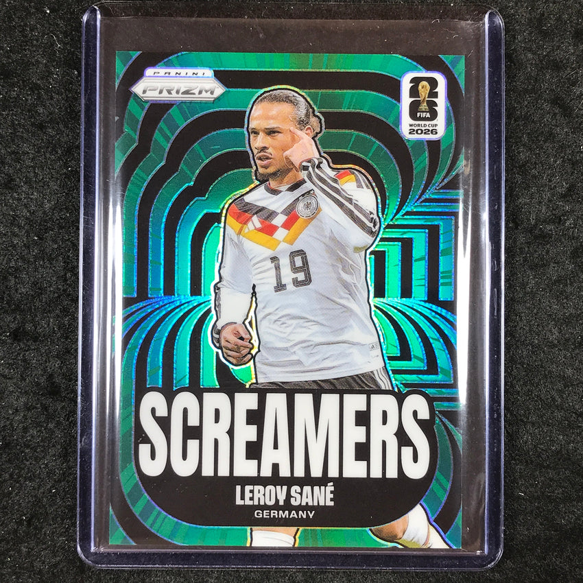 2026 Prizm FIFA World Cup LEROY SANE Screamers Green 5/5 #17