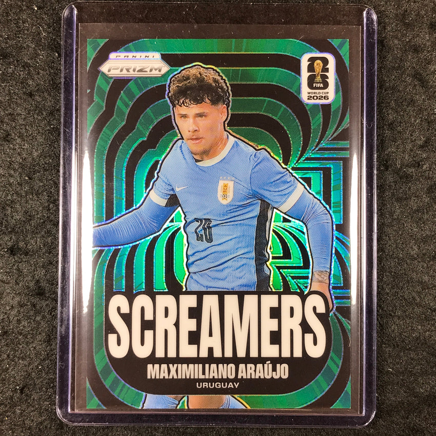 2026 Prizm FIFA World Cup MAXIMILIANO ARAUJO Screamers Green 4/5 #23