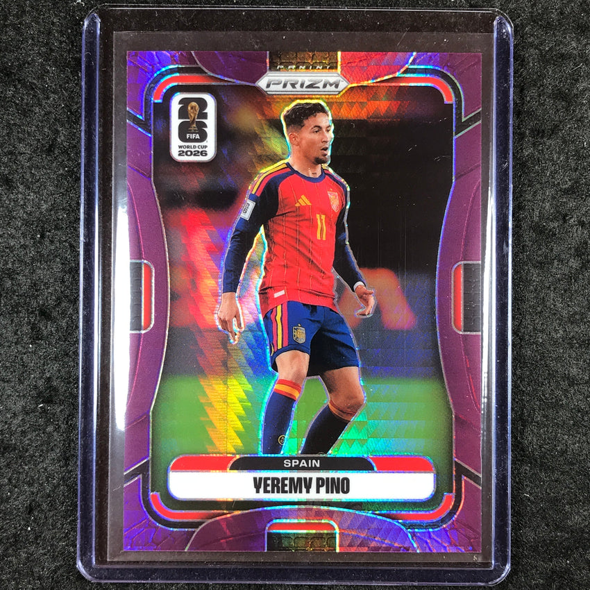2026 Prizm FIFA World Cup YEREMY PINO Purple Hyper /299 #79