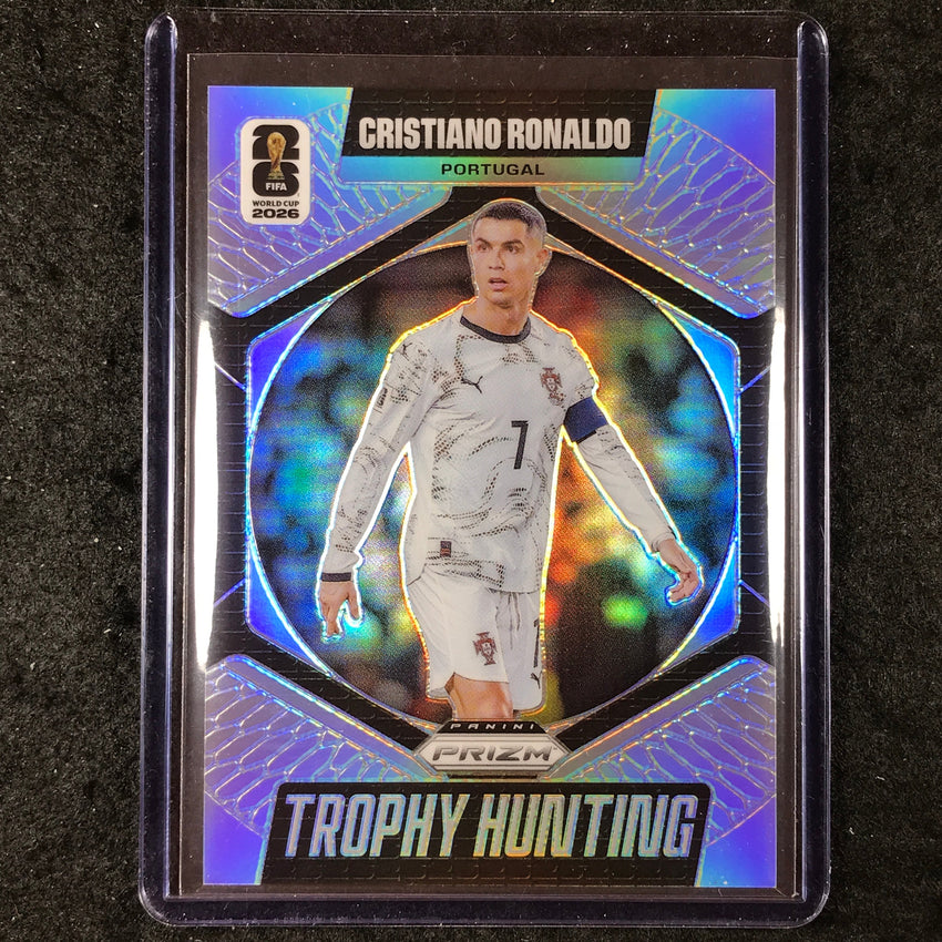 2026 Prizm FIFA World Cup CRISTIANO RONALDO Trophy Hunting Silver #17