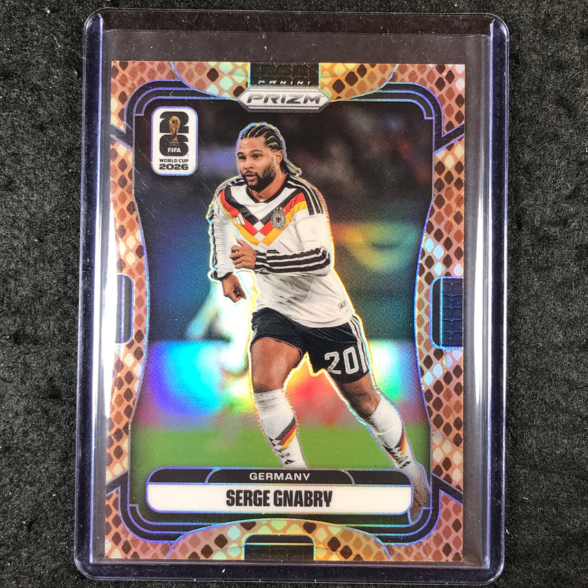 2026 Prizm FIFA World Cup SERGE GNABRY Rattlesnake SP #43