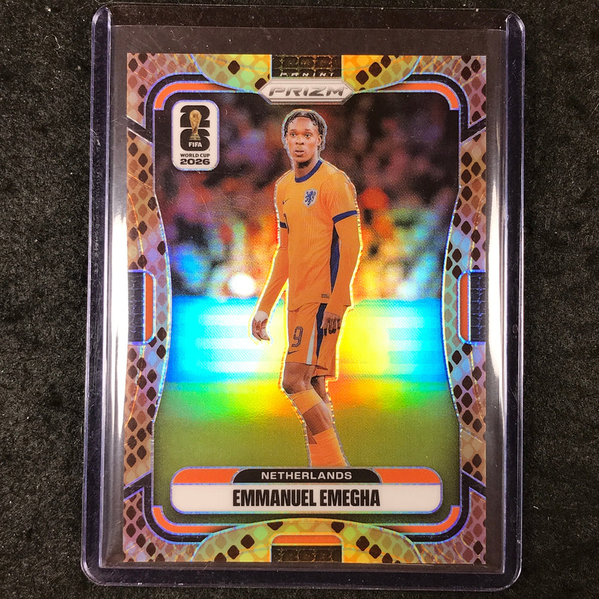 2026 Prizm FIFA World Cup EMMANUEL EMEGHA Rattlesnake SP #315