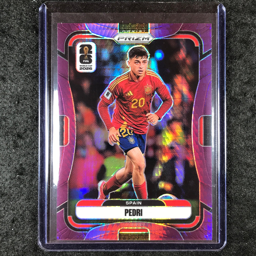 2026 Prizm FIFA World Cup PEDRI Purple Hyper /299 #80