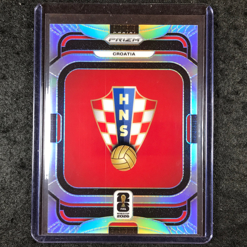 2026 Prizm FIFA World Cup CROATIA Team Badges Silver SP #17