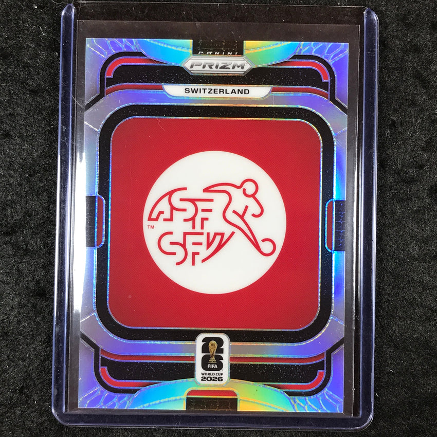 2026 Prizm FIFA World Cup SWITZERLAND Team Badges Silver SP #41