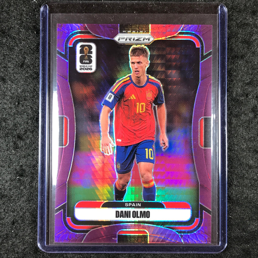2026 Prizm FIFA World Cup DANI OLMO Purple Hyper /299 #82