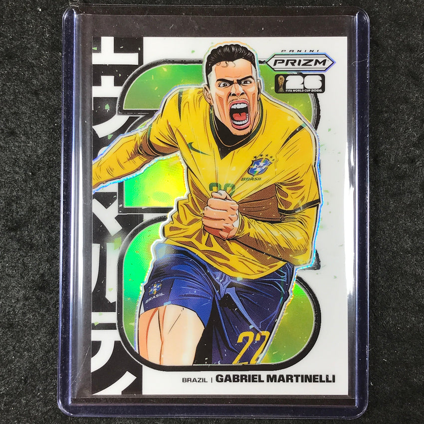 2026 Prizm FIFA World Cup GABRIEL MARTINELLI Manga SSP #2