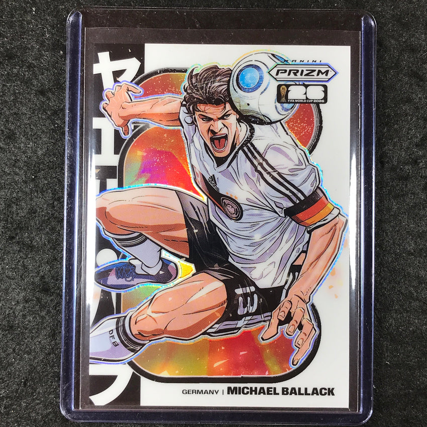 2026 Prizm FIFA World Cup MICHAEL BALLACK Manga SSP #25