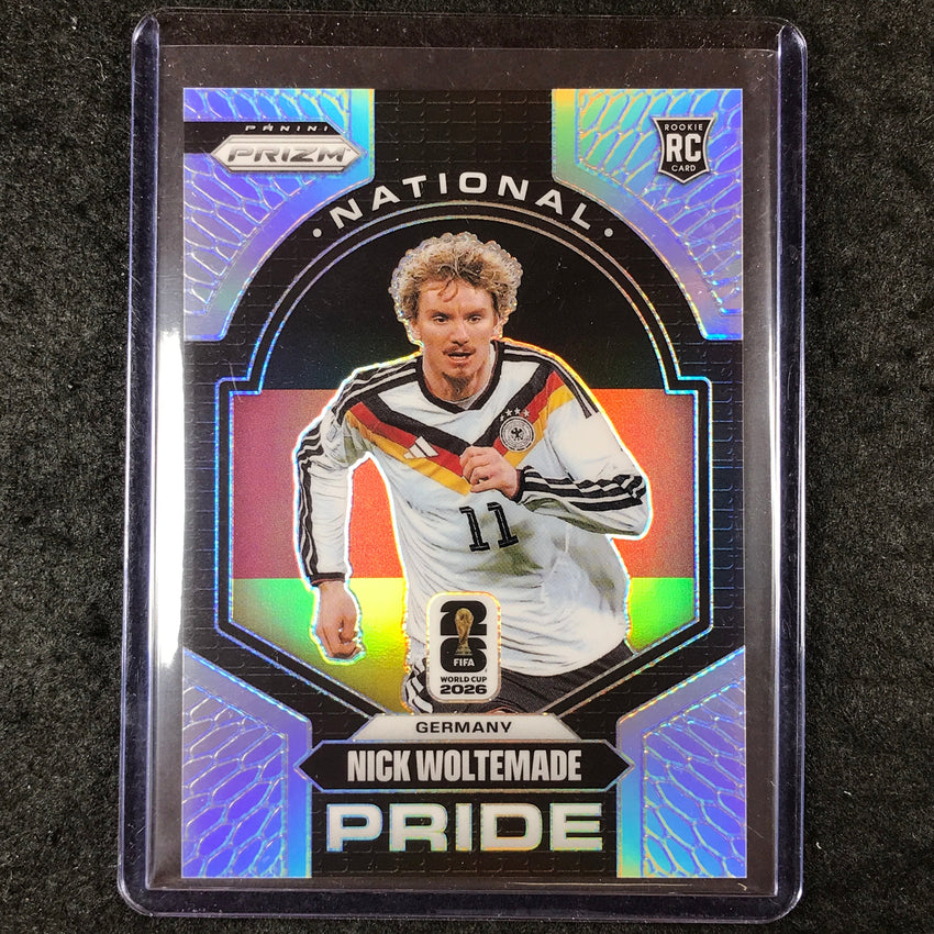 2026 Prizm FIFA World Cup NICK WOLTEMADE National Pride Rookie SSP #11