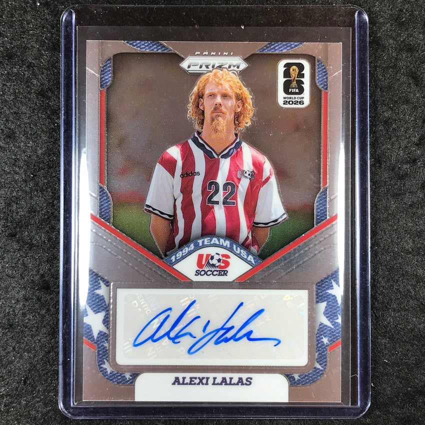 2026 Prizm FIFA World Cup ALEXI LALAS 1994 Team USA Auto Base #94-AL