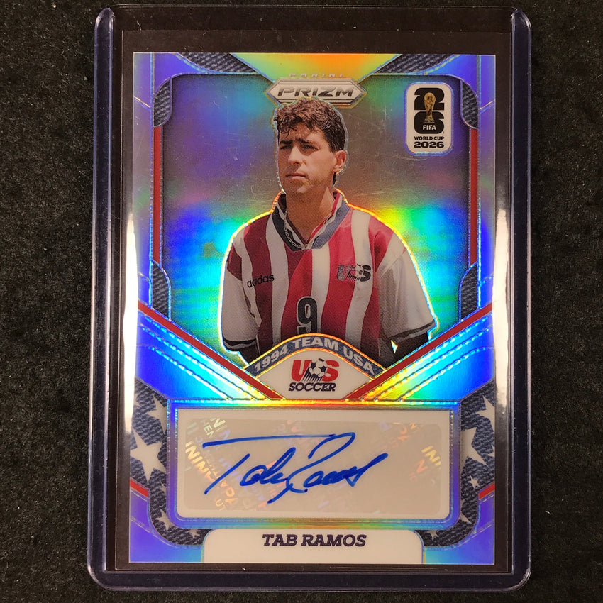 2026 Prizm FIFA World Cup TAB RAMOS 1994 Team USA Auto Silver 6/75