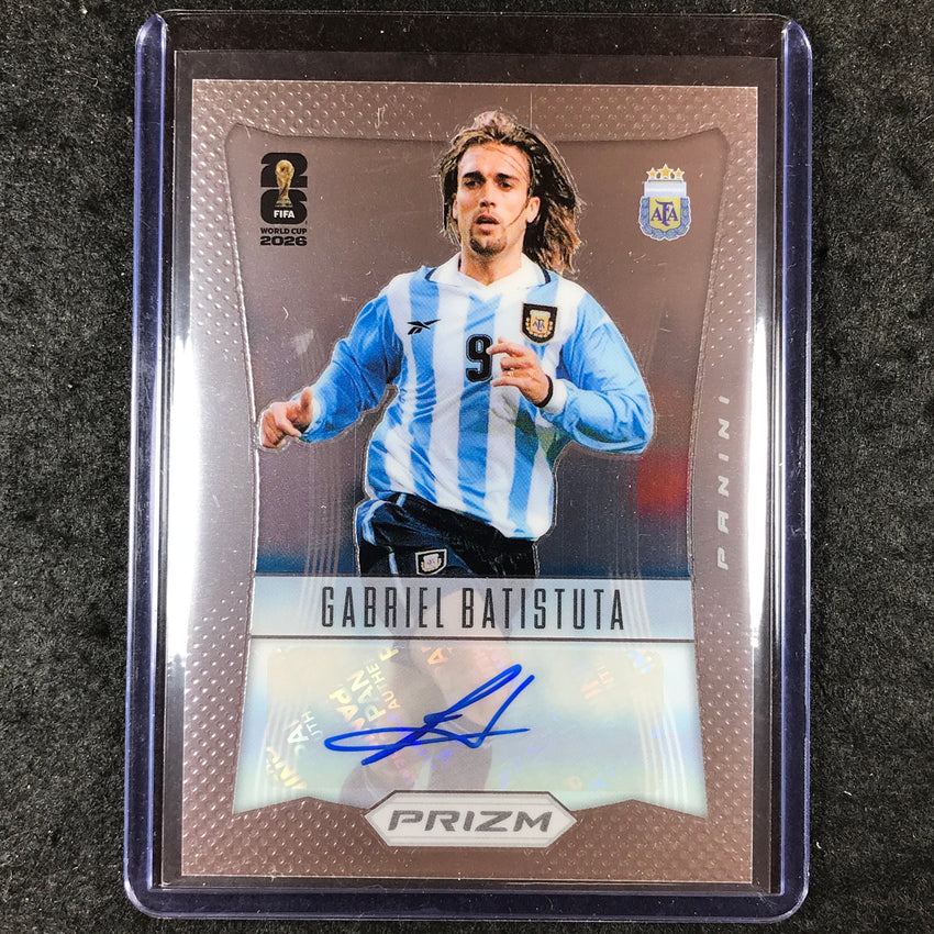 2026 Prizm FIFA World Cup GABRIEL BATISTUTA 2012 Prizm Throwback Auto #12-GB