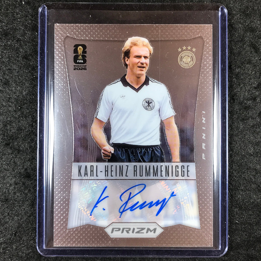 2026 Prizm FIFA World Cup KARL-HEINZ RUMMENIGGE 2012 Throwback Auto #12-KHR