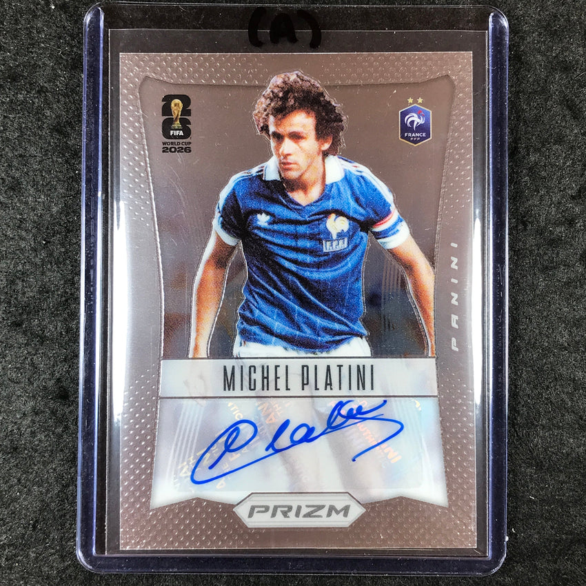 2026 Prizm FIFA World Cup MICHEL PLATINI 2012 Prizm Throwback Auto #12-MP (A)