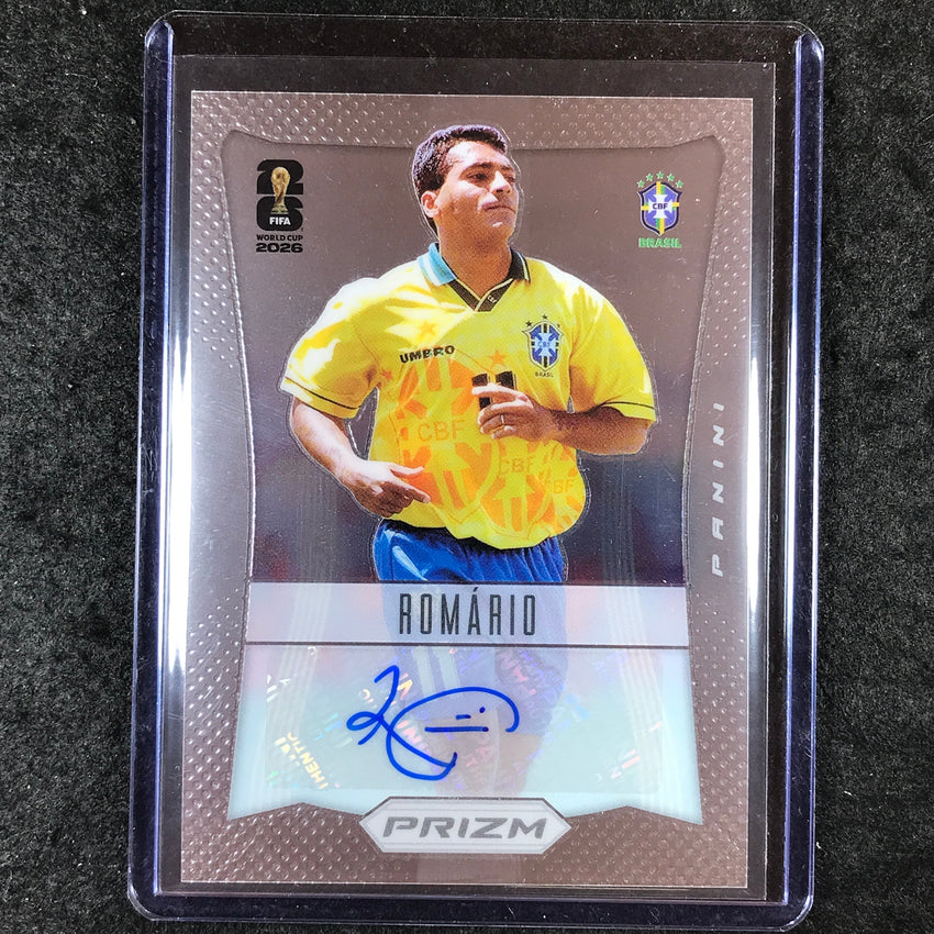 2026 Prizm FIFA World Cup ROMARIO 2012 Prizm Throwback Auto Base #12-R
