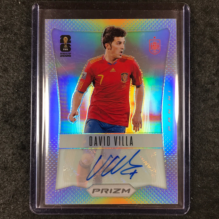 2026 Prizm FIFA World Cup DAVID VILLA 2012 Prizm Throwback Auto Silver 23/75