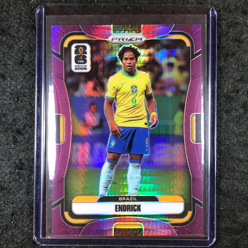 2026 Prizm FIFA World Cup ENDRICK Purple Hyper /299 #92