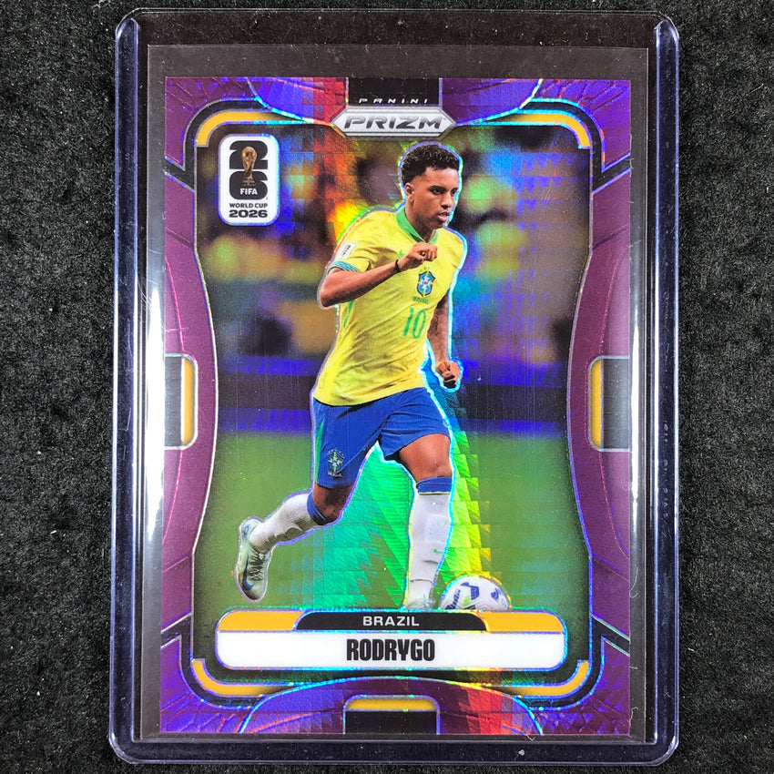 2026 Prizm FIFA World Cup RODRYGO Purple Hyper /299 #94