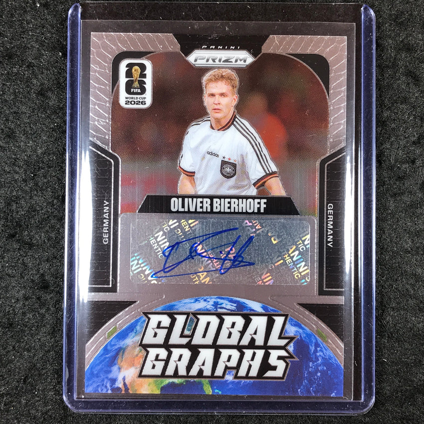 2026 Prizm FIFA World Cup OLIVER BIERHOFF Global Graphs Auto Base #GG-OB