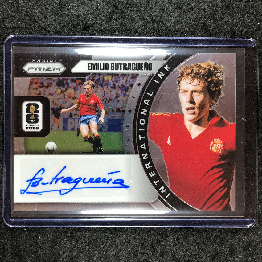 2026 Prizm FIFA World Cup EMILIO BUTRAGUENO International Ink Auto Base #II-EB
