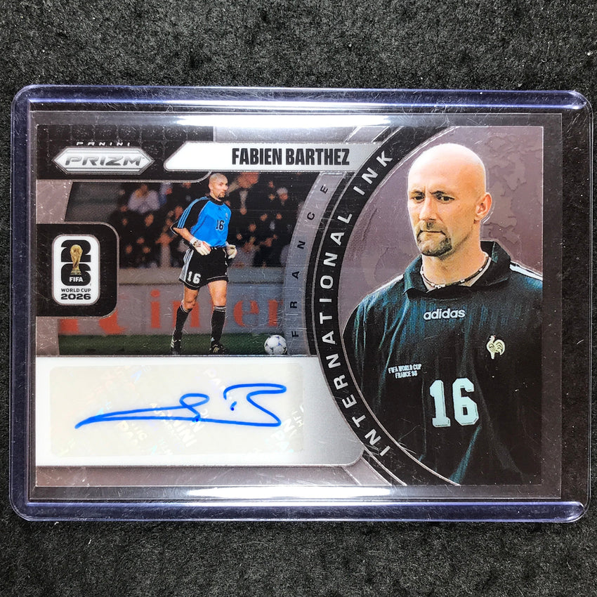 2026 Prizm FIFA World Cup FABIEN BARTHEZ International Ink Auto Base #II-FB