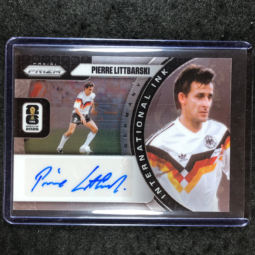 2026 Prizm FIFA World Cup PIERRE LITTBARSKI International Ink Auto Base #II-PL