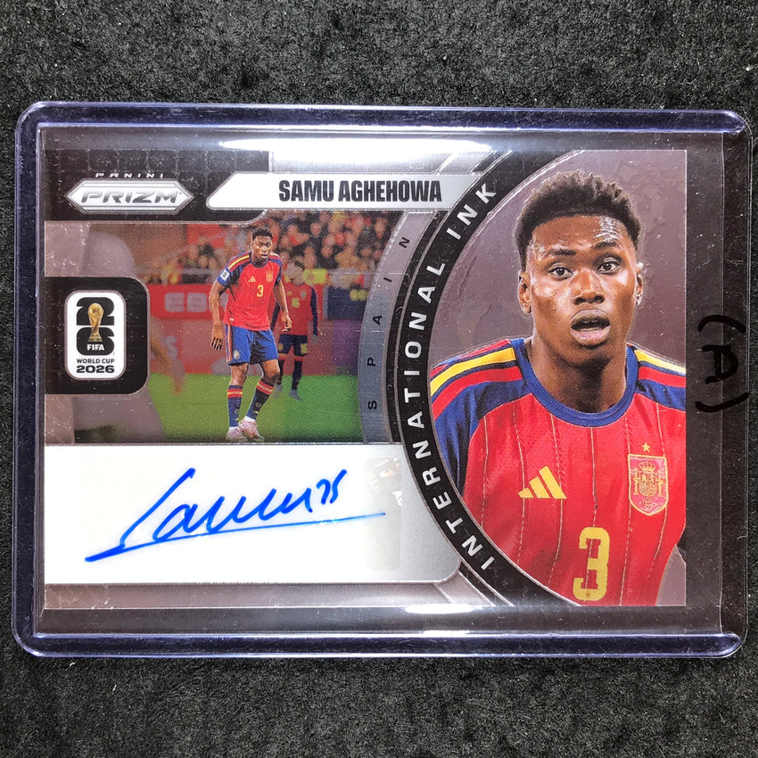 2026 Prizm FIFA World Cup SAMU AGHEHOWA International Ink Auto Base #II-SA (A)