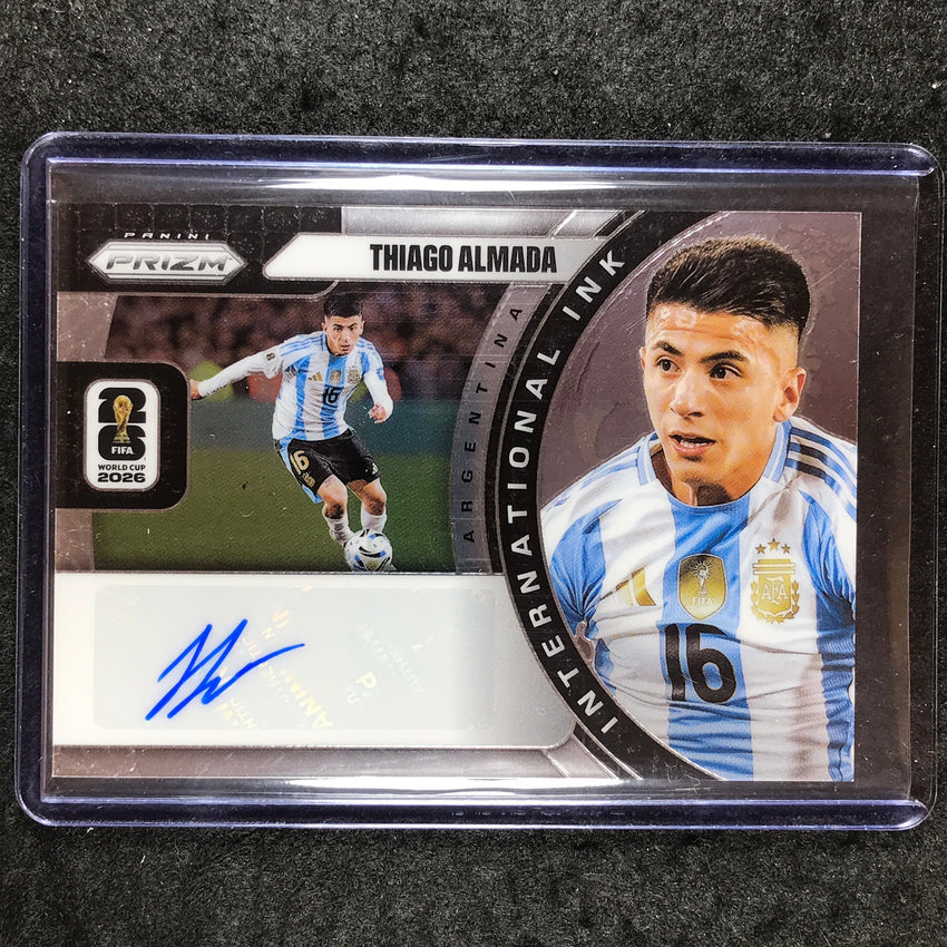 2026 Prizm FIFA World Cup THIAGO ALMADA International Ink Auto Base #II-TA