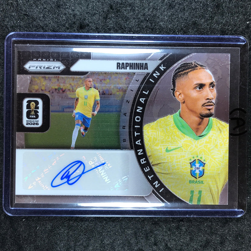 2026 Prizm FIFA World Cup RAPHINHA International Ink Auto Base #II-R (A)
