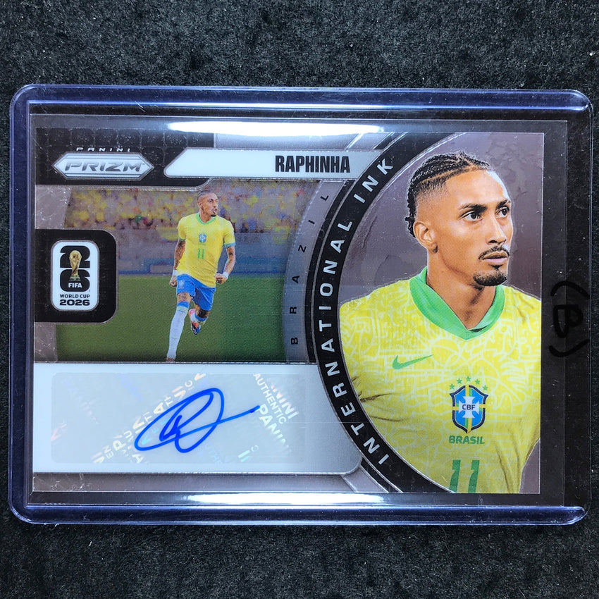 2026 Prizm FIFA World Cup RAPHINHA International Ink Auto Base #II-R (B)
