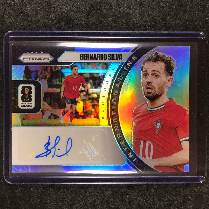 2026 Prizm FIFA World Cup BERNARDO SILVA International Ink Auto Silver 70/75