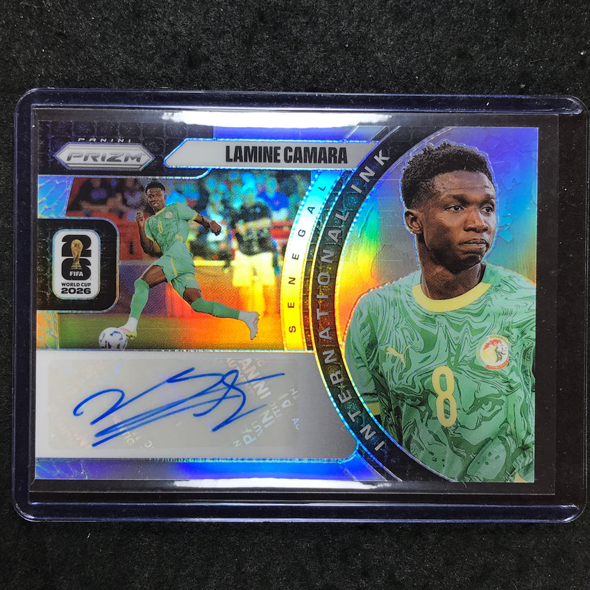 2026 Prizm FIFA World Cup LAMINE CAMARA International Ink Auto Silver 19/75