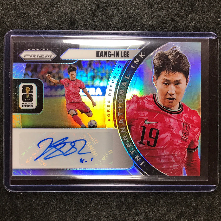2026 Prizm FIFA World Cup KANG-IN LEE International Ink Auto Silver 61/75