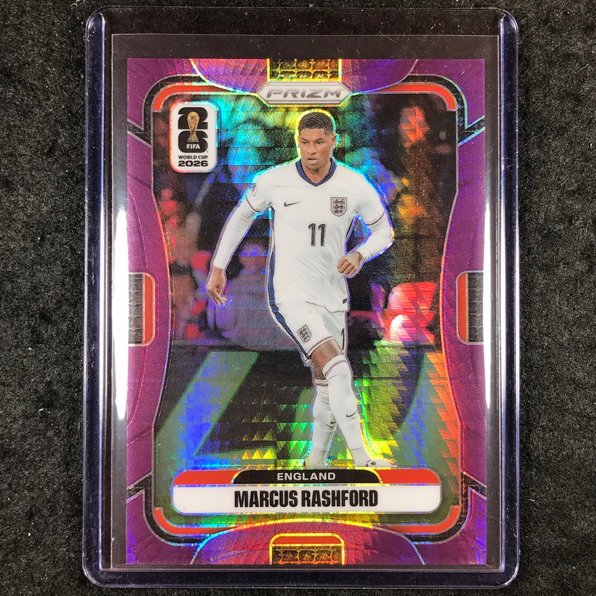 2026 Prizm FIFA World Cup MARCUS RASHFORD Purple Hyper /299 #101