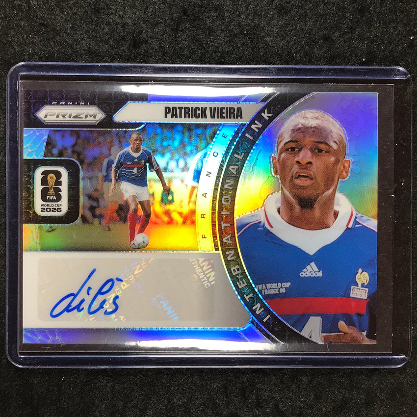 2026 Prizm FIFA World Cup PATRICK VIEIRA International Ink Auto Silver 10/75