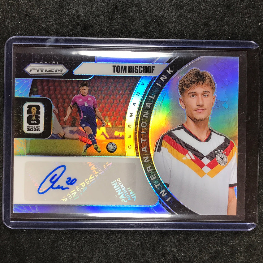 2026 Prizm FIFA World Cup TOM BISCHOF International Ink Auto Silver 6/75
