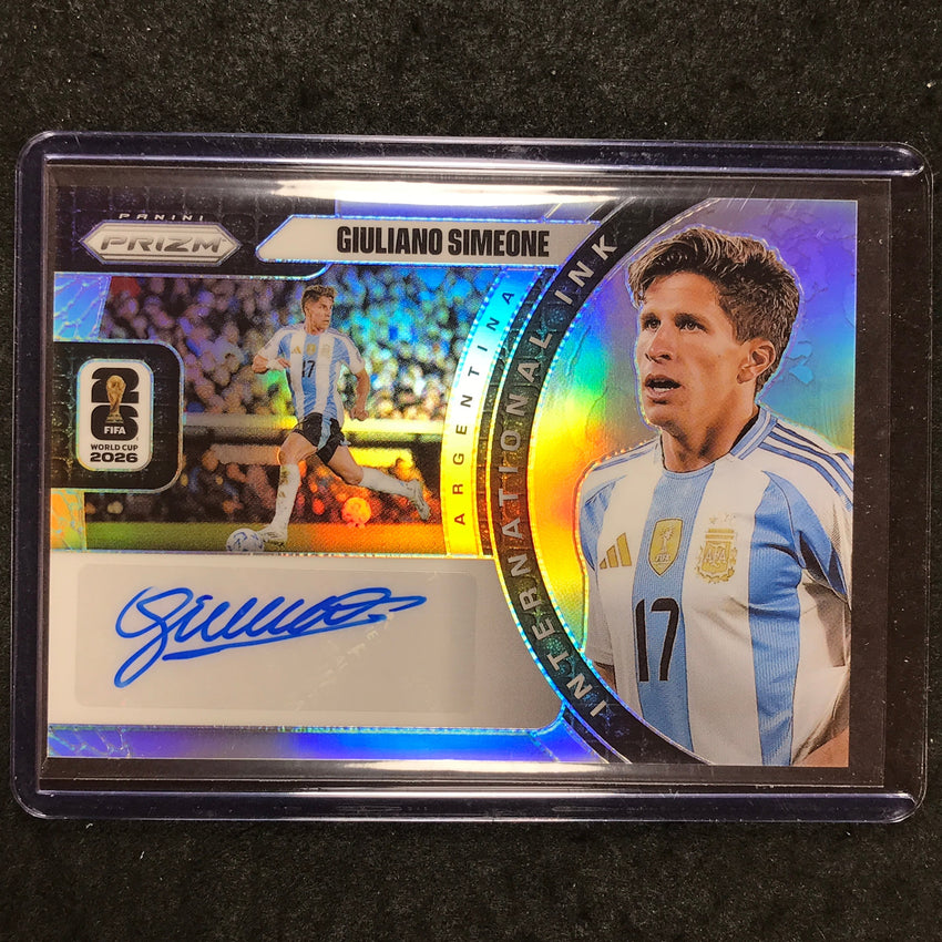 2026 Prizm FIFA World Cup GIULIANO SIMEONE International Ink Auto Silver 9/30