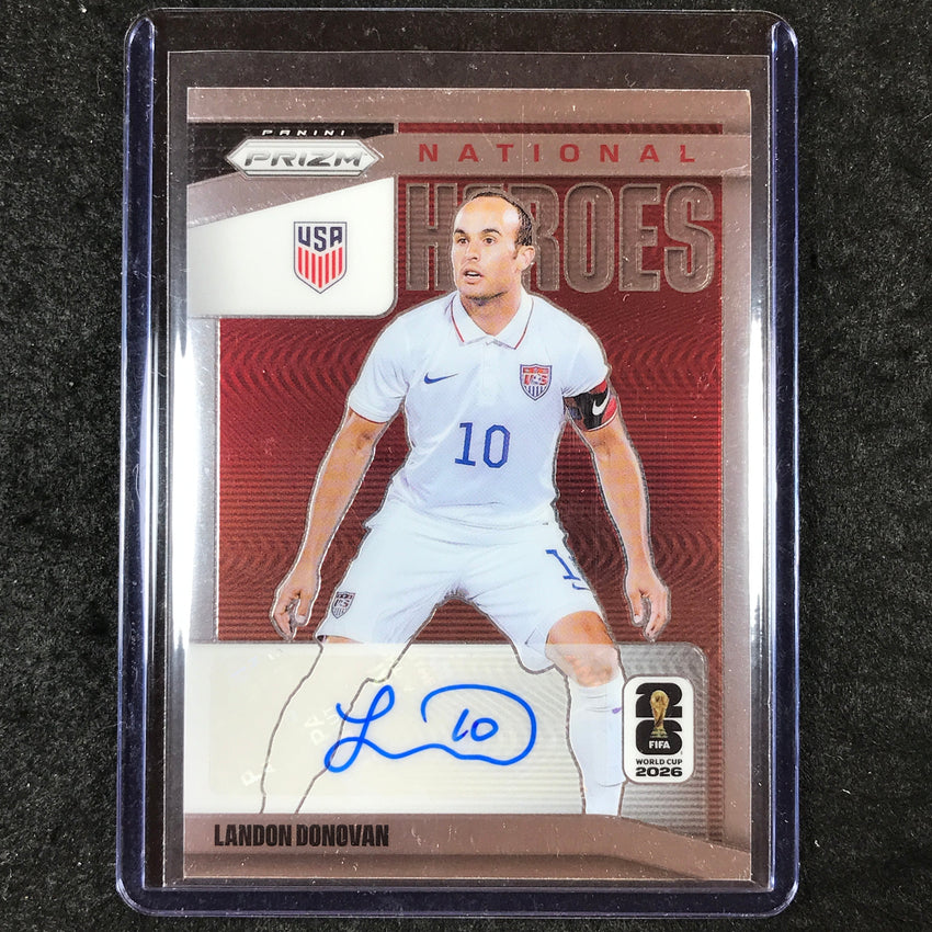 2026 Prizm FIFA World Cup LANDON DONOVAN National Heroes Auto Base #NH-LD