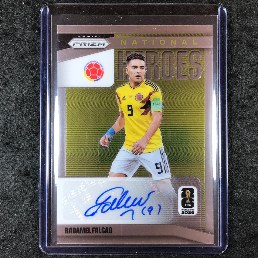 2026 Prizm FIFA World Cup RADAMEL FALCAO National Heroes Auto Base #NH-RF
