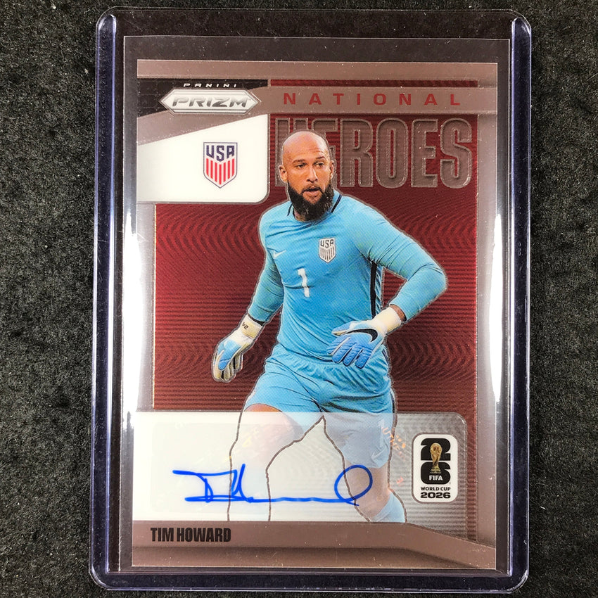 2026 Prizm FIFA World Cup TIM HOWARD National Heroes Auto Base #NH-TH