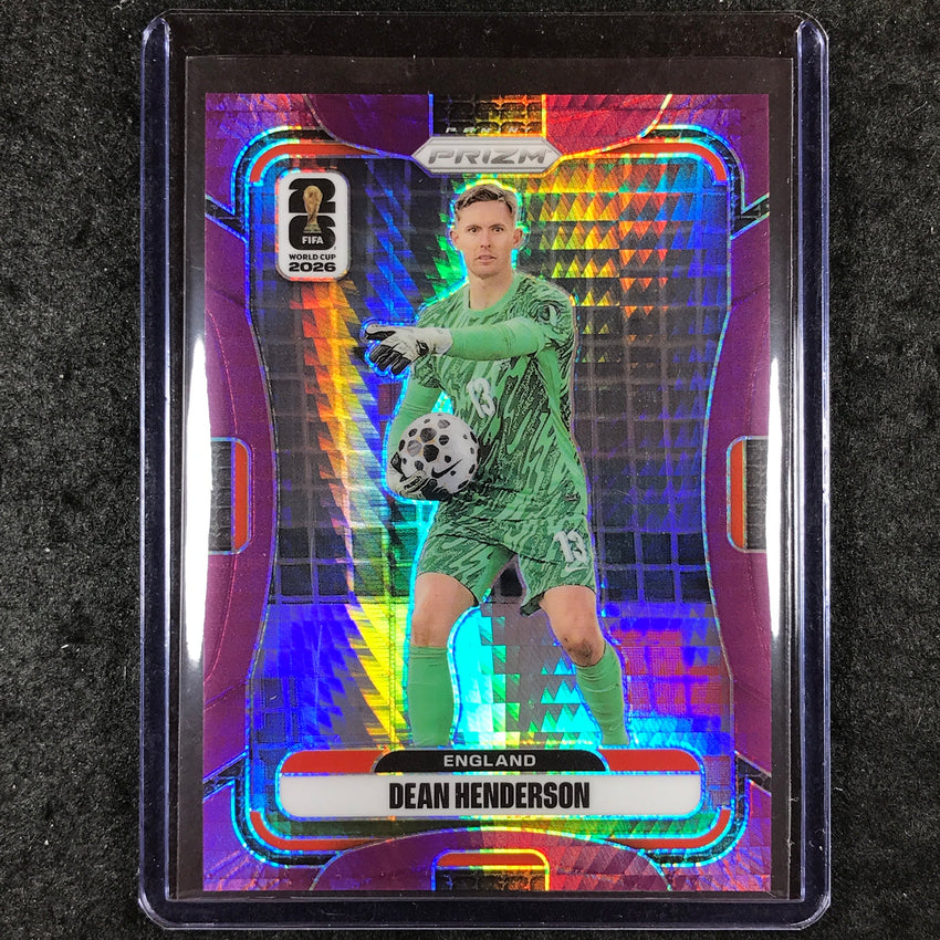 2026 Prizm FIFA World Cup DEAN HENDERSON Purple Hyper /299 #113