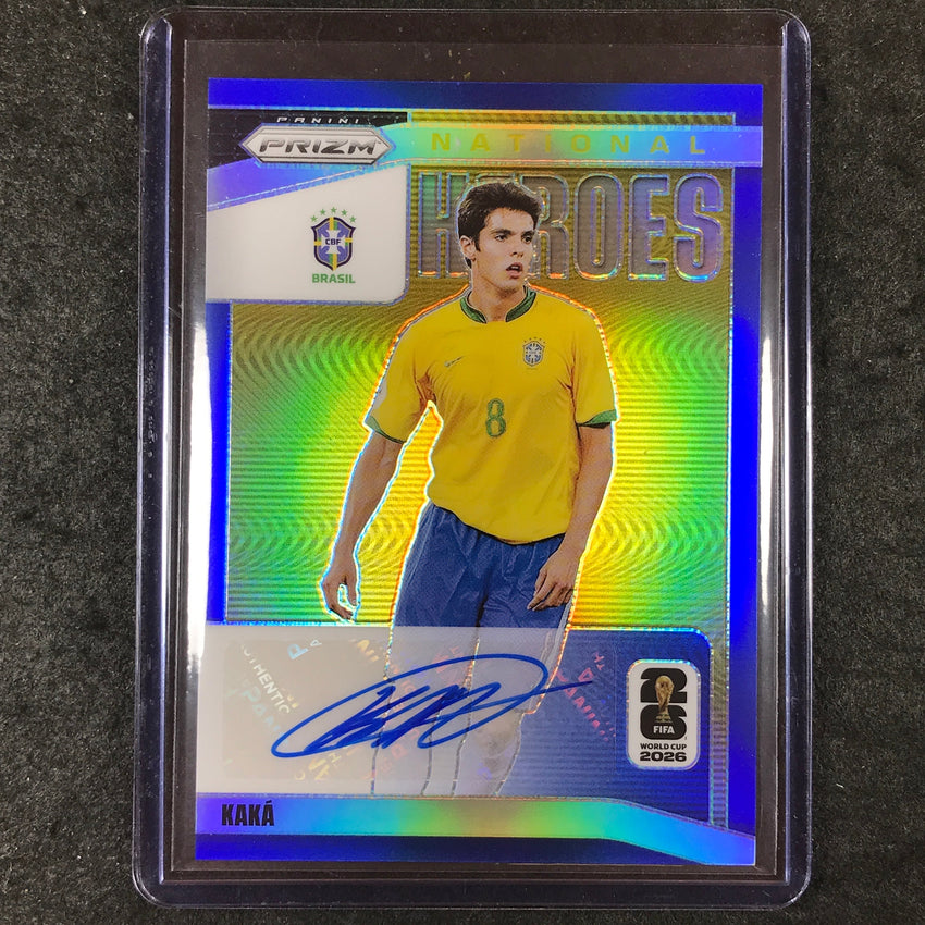 2026 Prizm FIFA World Cup KAKA National Heroes Auto Blue 20/25