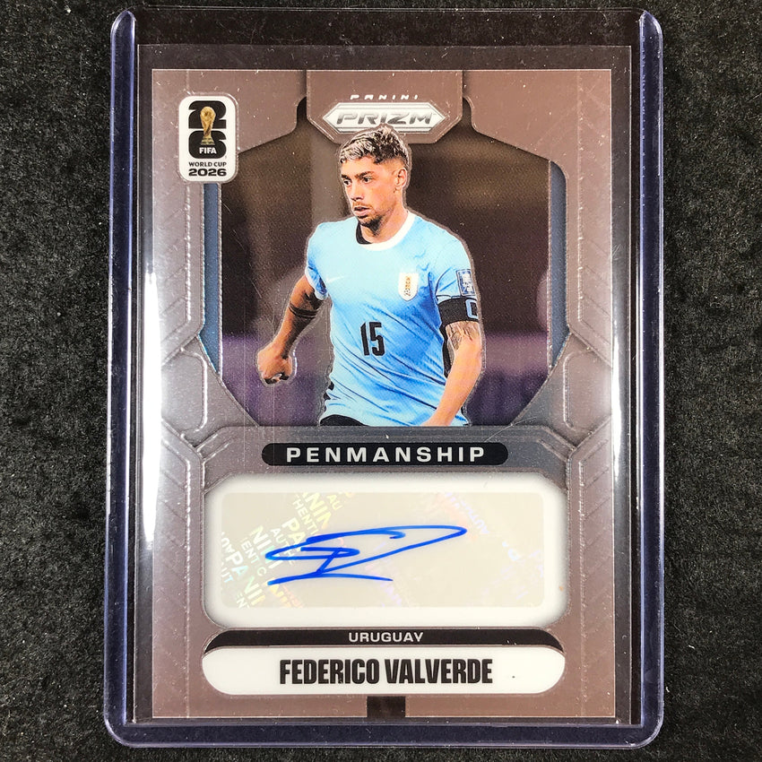 2026 Prizm FIFA World Cup FEDERICO VALVERDE Penmanship Auto Base #P-FV
